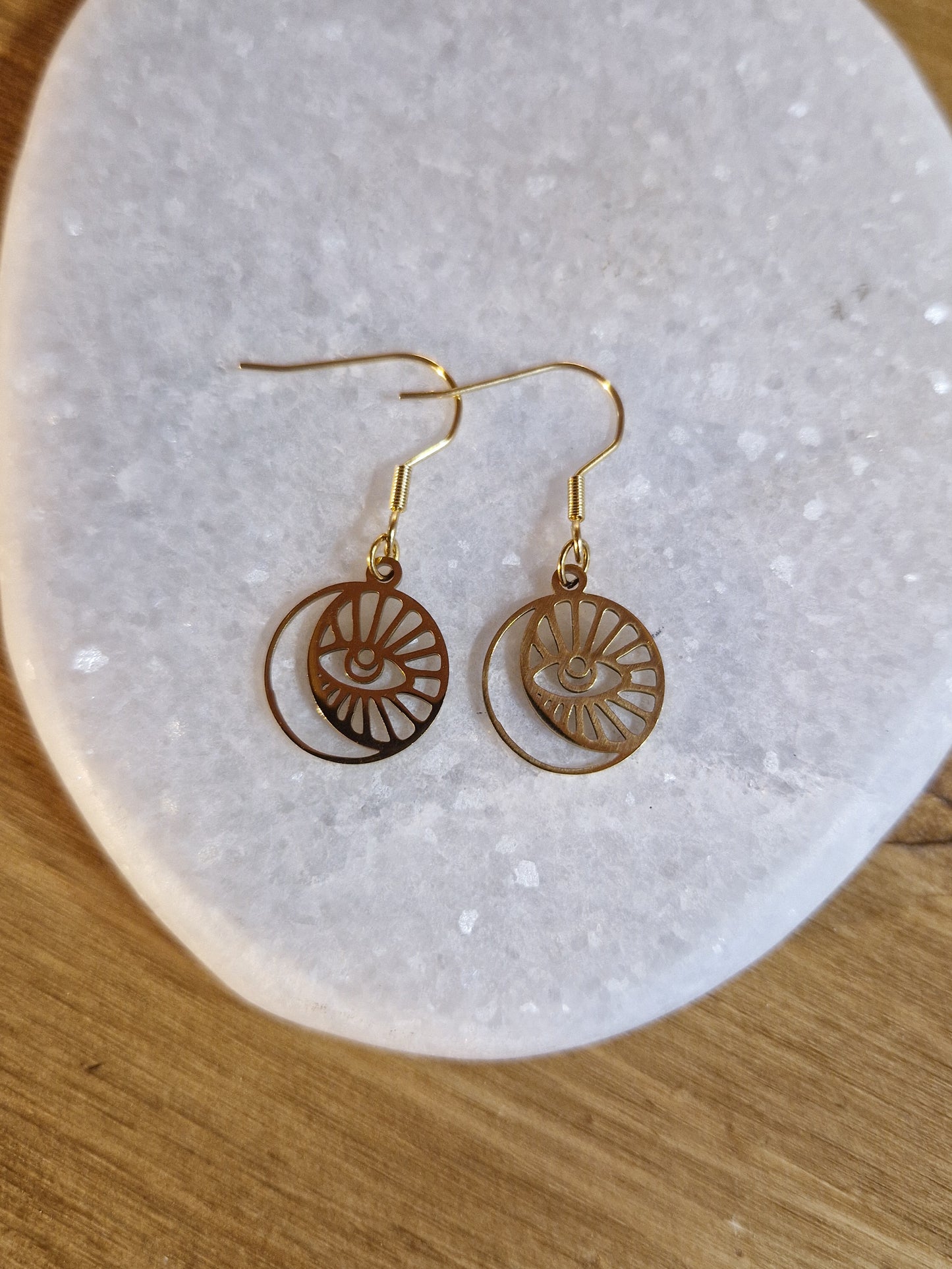 Boucles d'oreilles Neptune