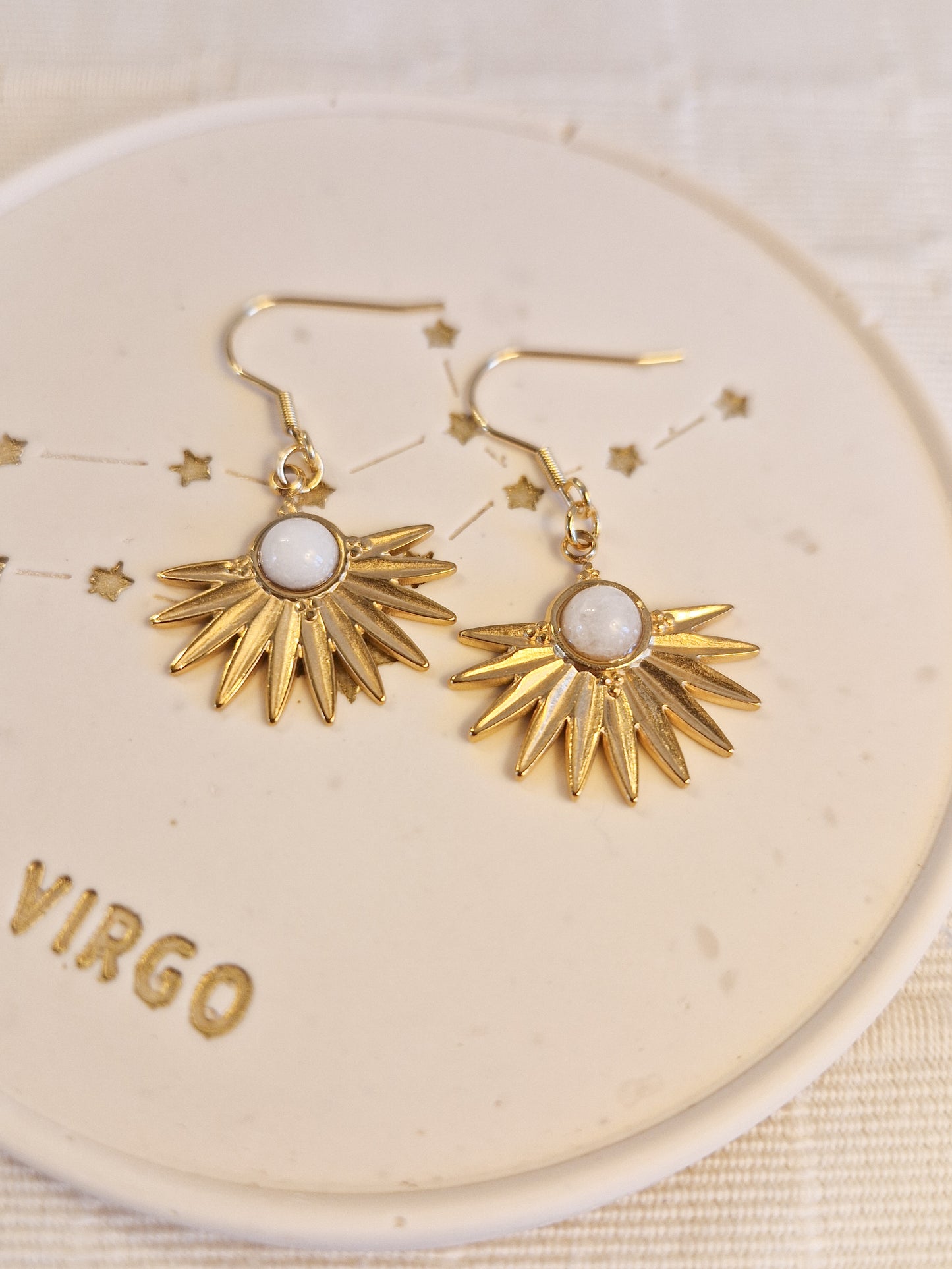 Boucles d'oreilles Lucia Blanc