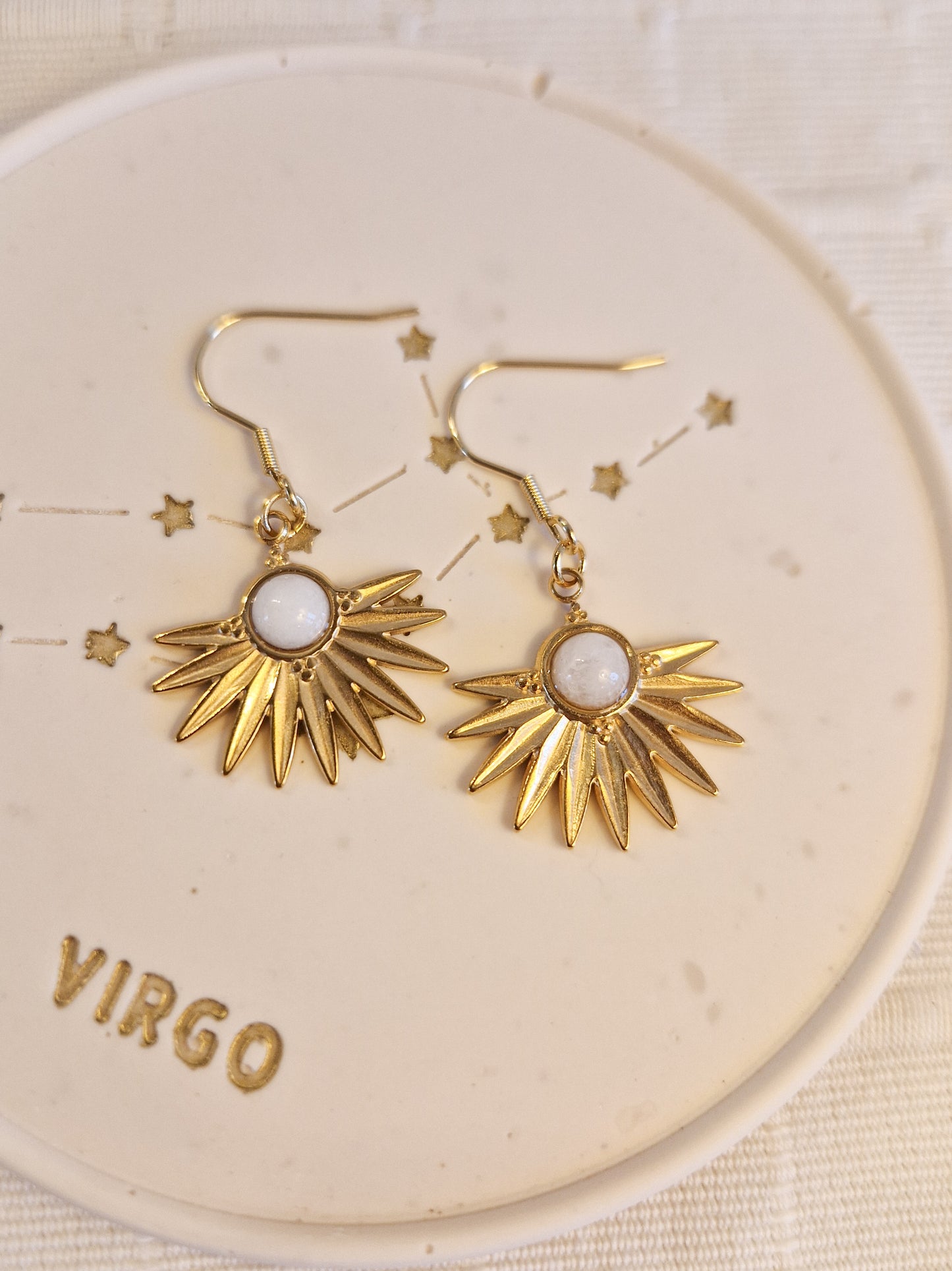 Boucles d'oreilles Lucia Blanc