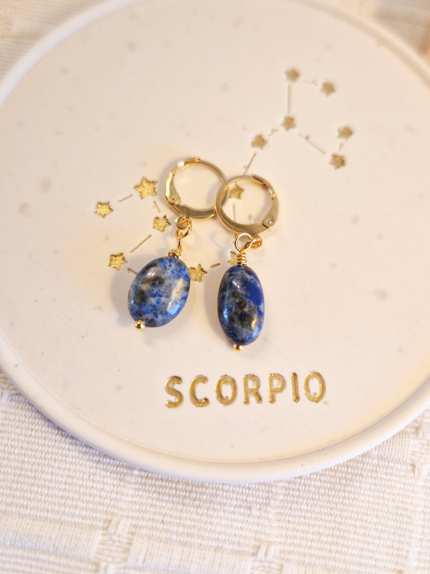 Boucles d'oreilles Porto Rico Lapis Lazuli