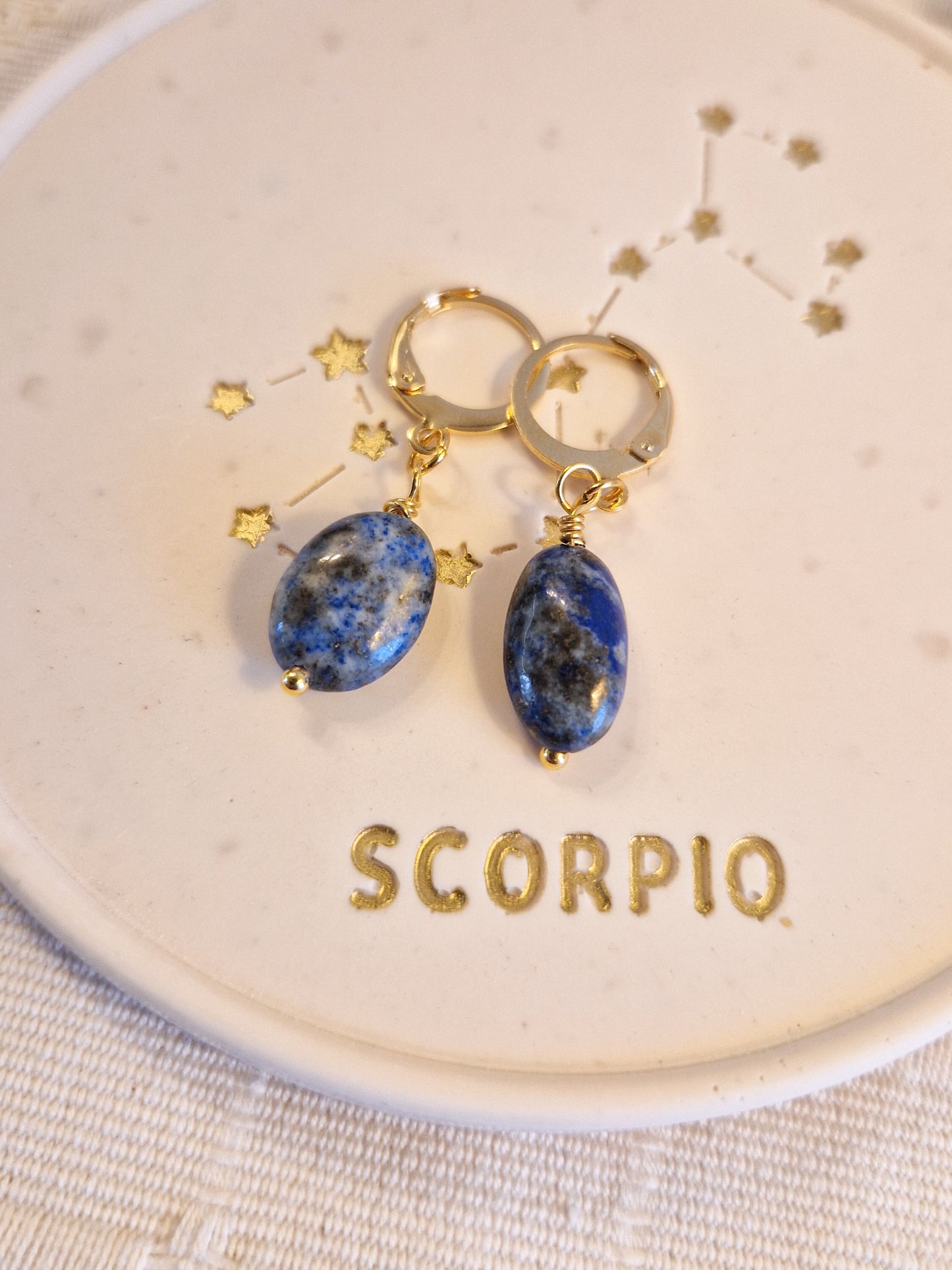 Boucles d'oreilles Porto Rico Lapis Lazuli