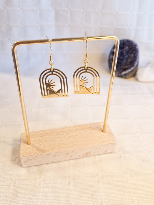 Boucles d'oreilles Désert