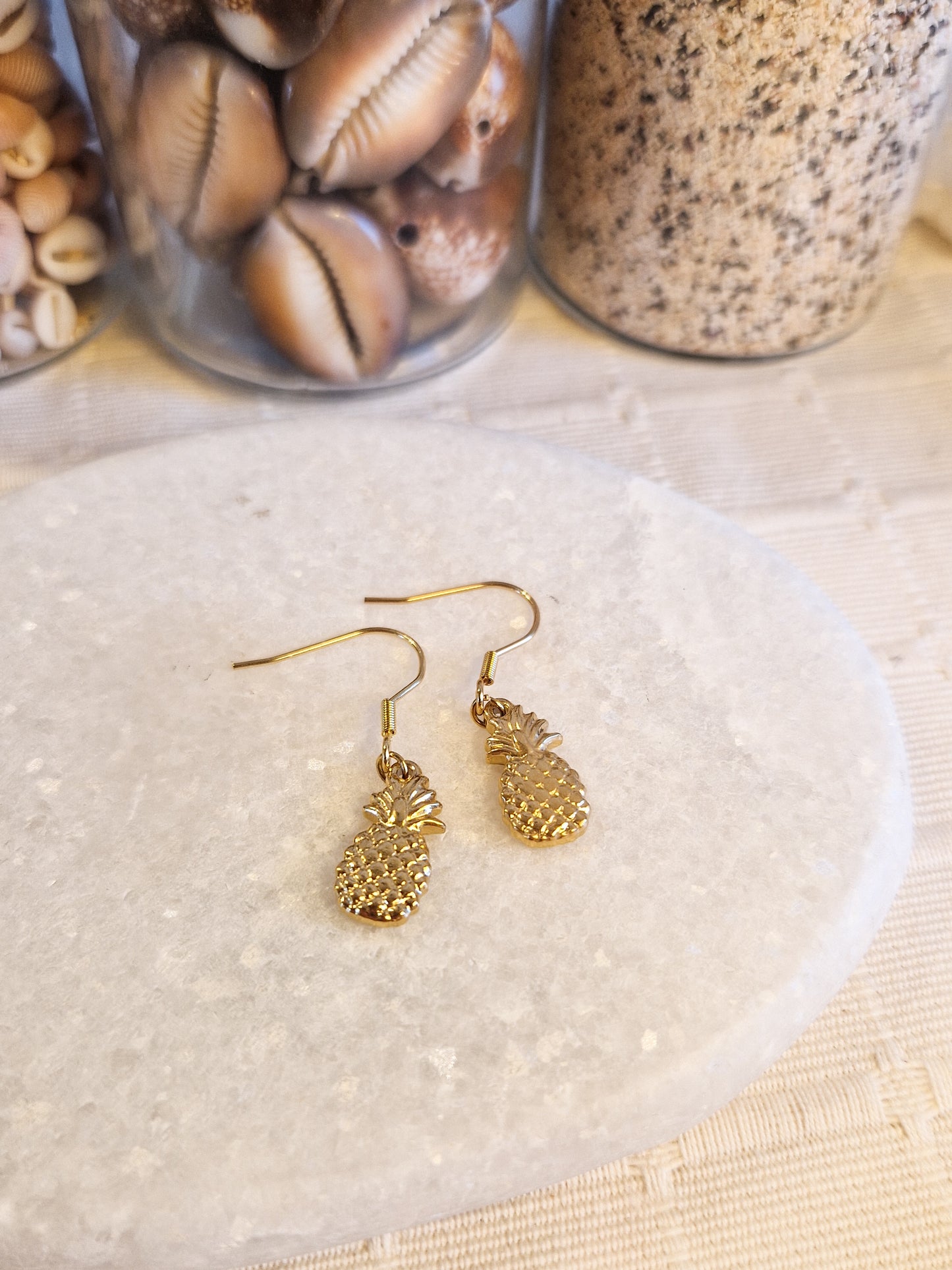Boucles d'oreilles Ananas