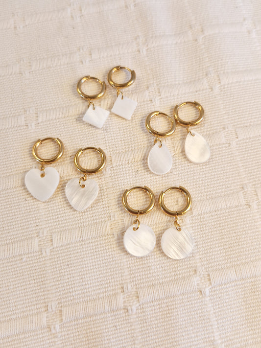 Boucles d'oreilles Nacre