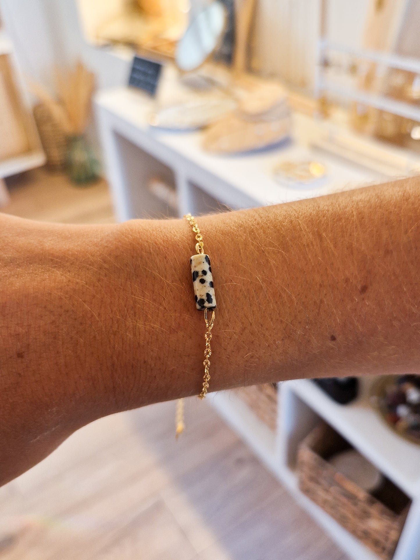 Bracelet Linda Jaspe Dalmatien