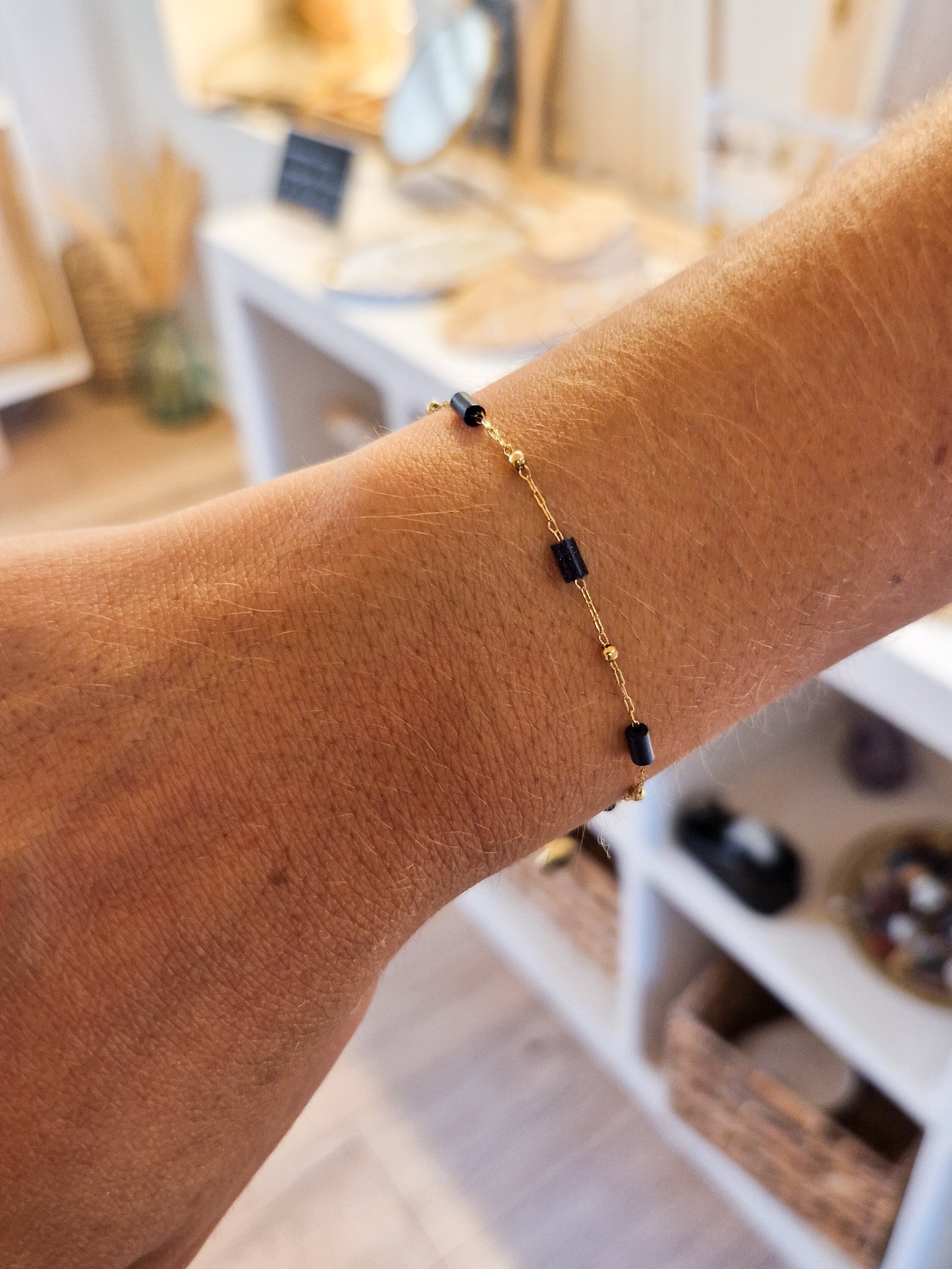 Bracelet Belem Obsidienne