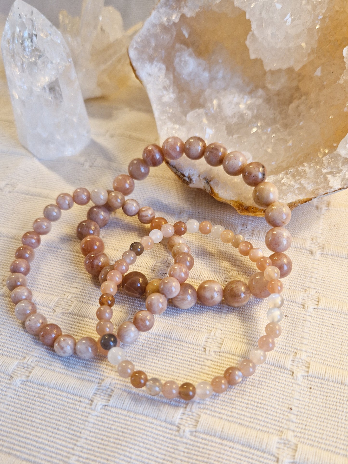 Bracelet lithothérapie - Pierre de Soleil