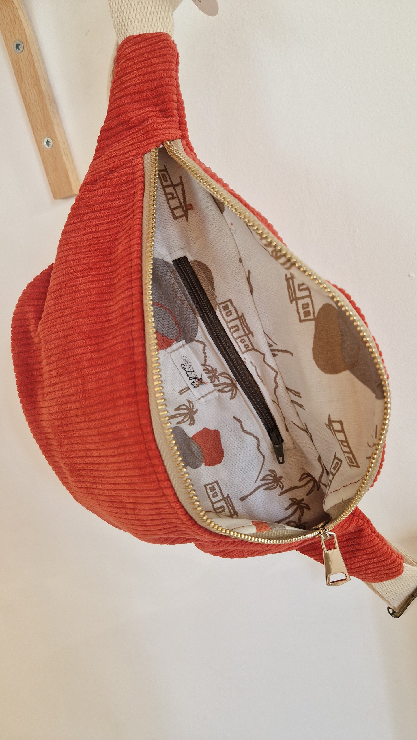 Sac Banane Terracotta Taille Small