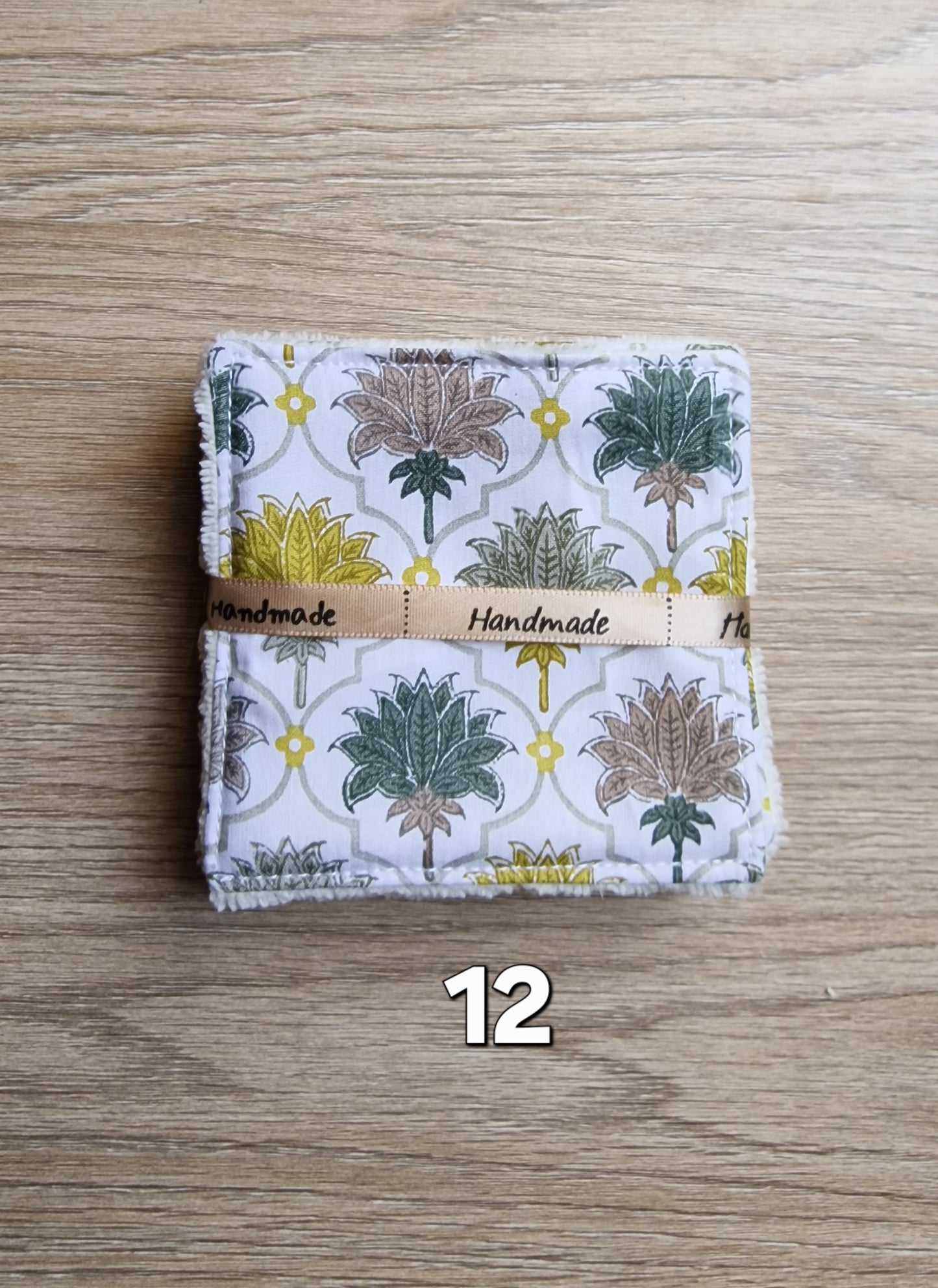 Semainier de Lingettes démaquillantes lavables