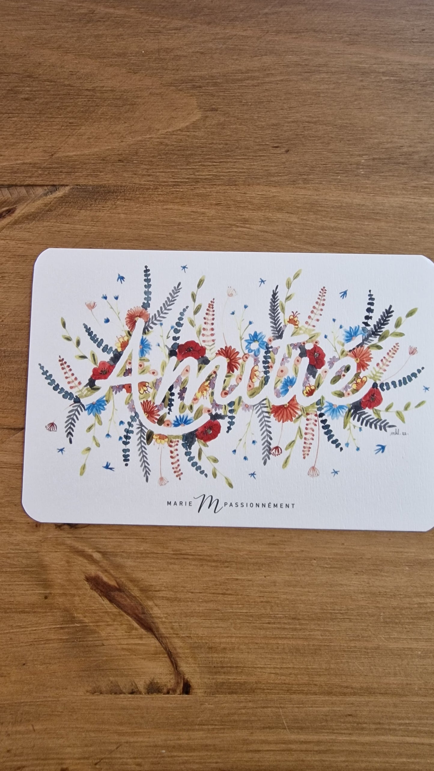 Carte postale Amitié