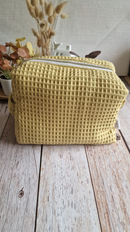 Trousse de toilette XL nid d'abeille