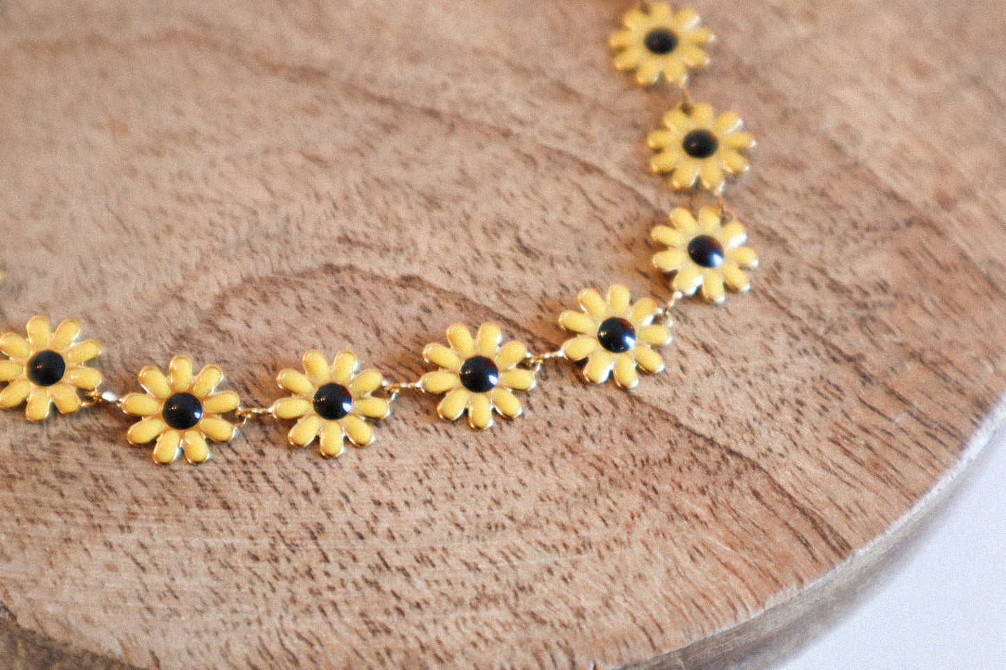 Bracelet de cheville Tournesol