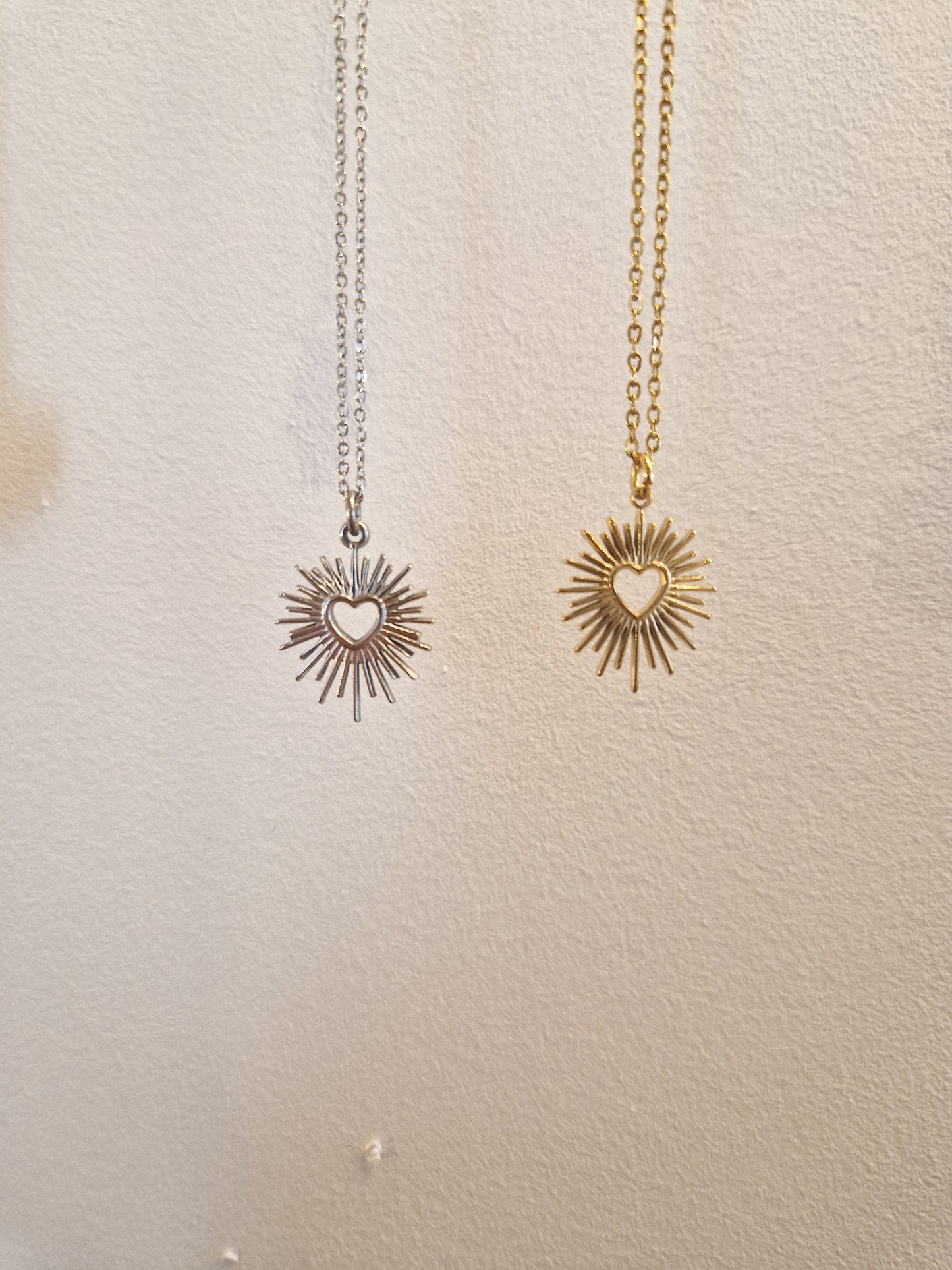Collier Coeur Scintillant