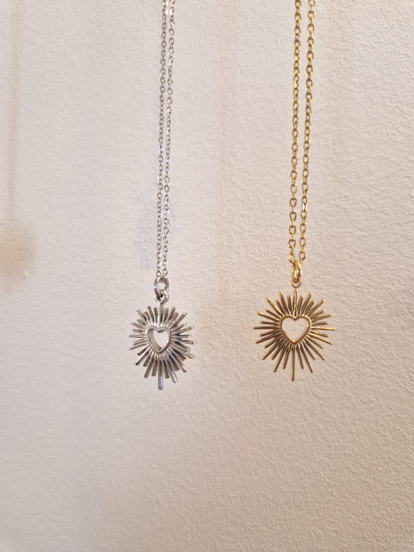 Collier Coeur Scintillant