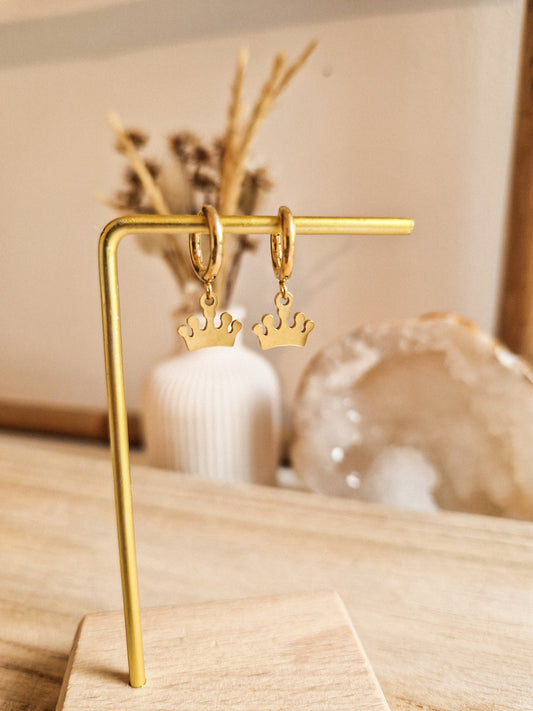 Boucles d'oreilles Couronne