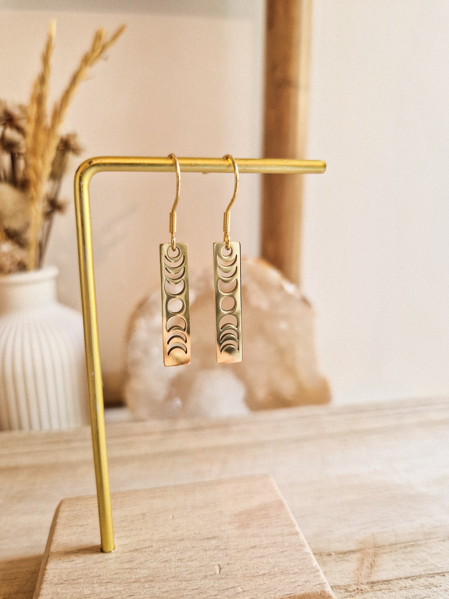 Boucles d'oreilles Cycle Lunaire