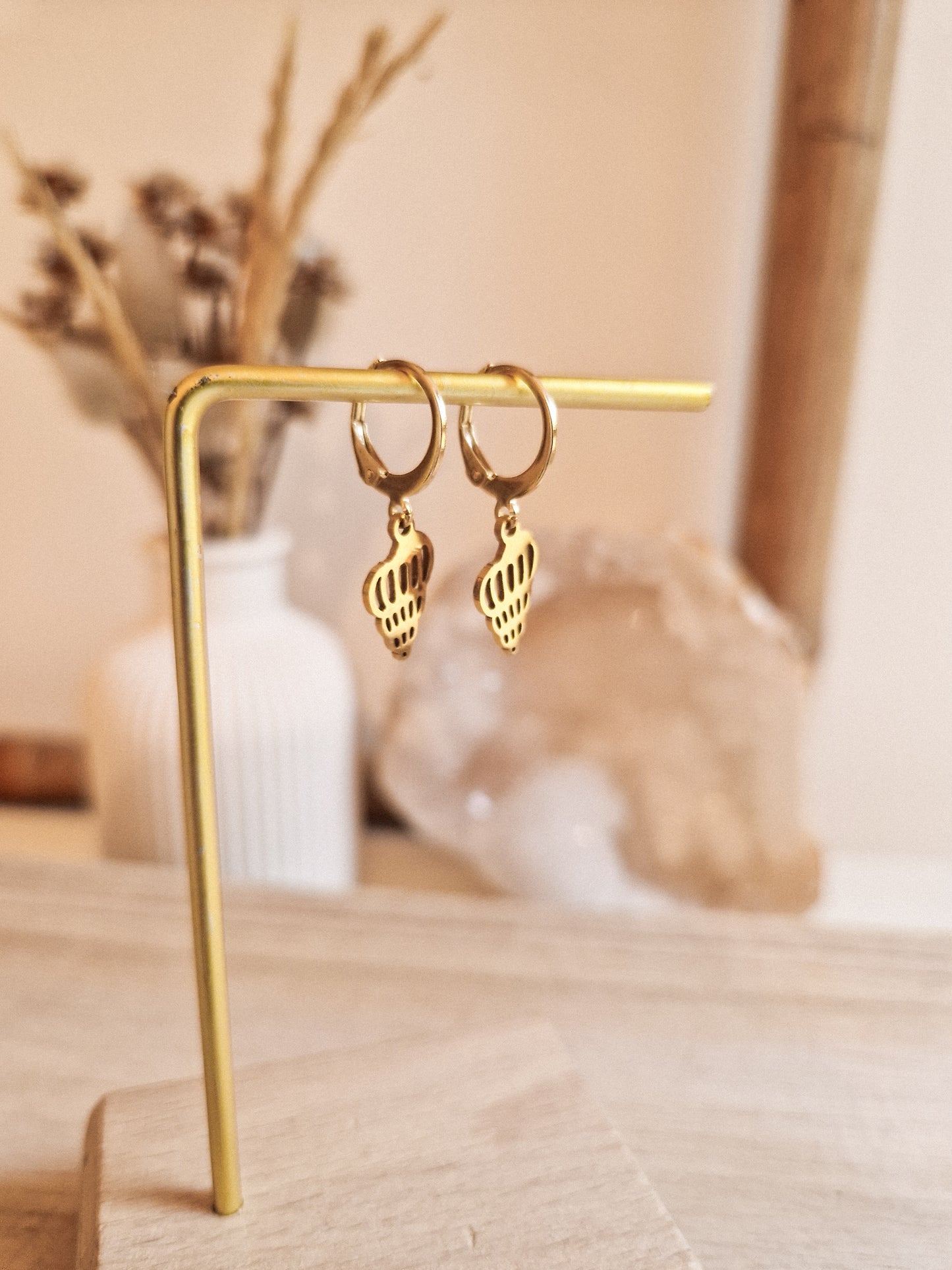 Boucles d'oreilles Coquillage