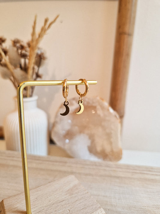 Boucles d'oreilles Mini lunes