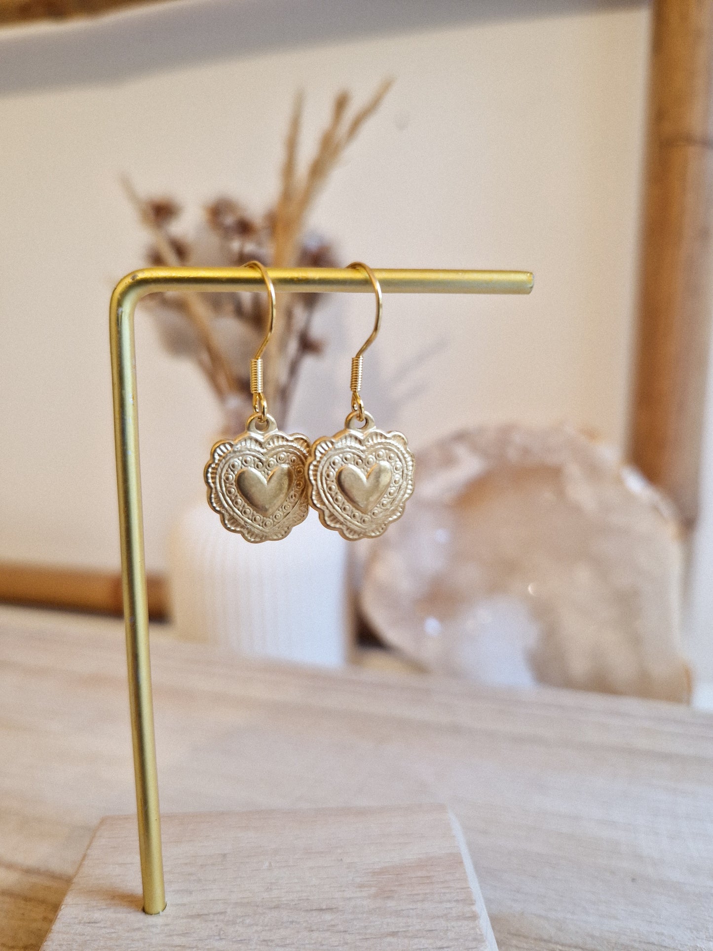 Boucles d'oreilles Cœur