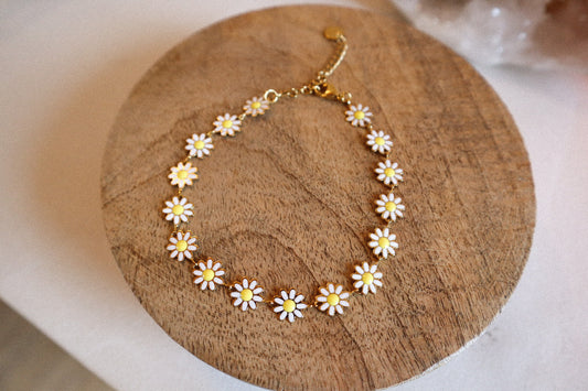 Bracelet de cheville Marguerite