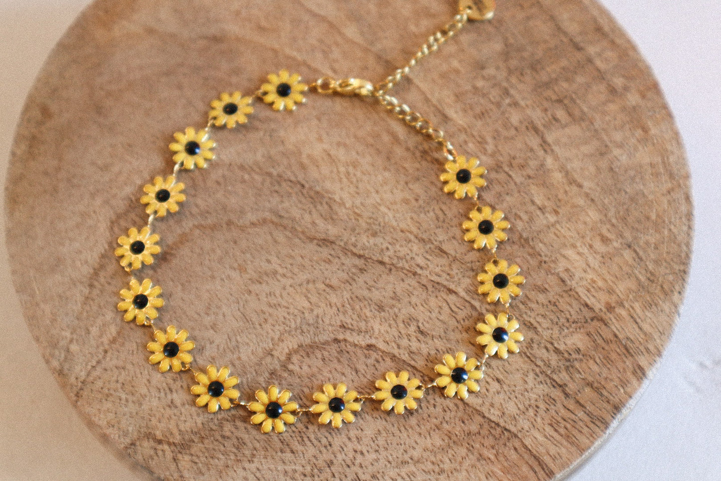 Bracelet de cheville Tournesol