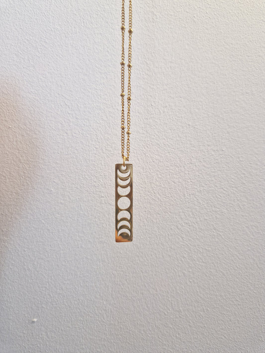 Collier Les phases de la lune