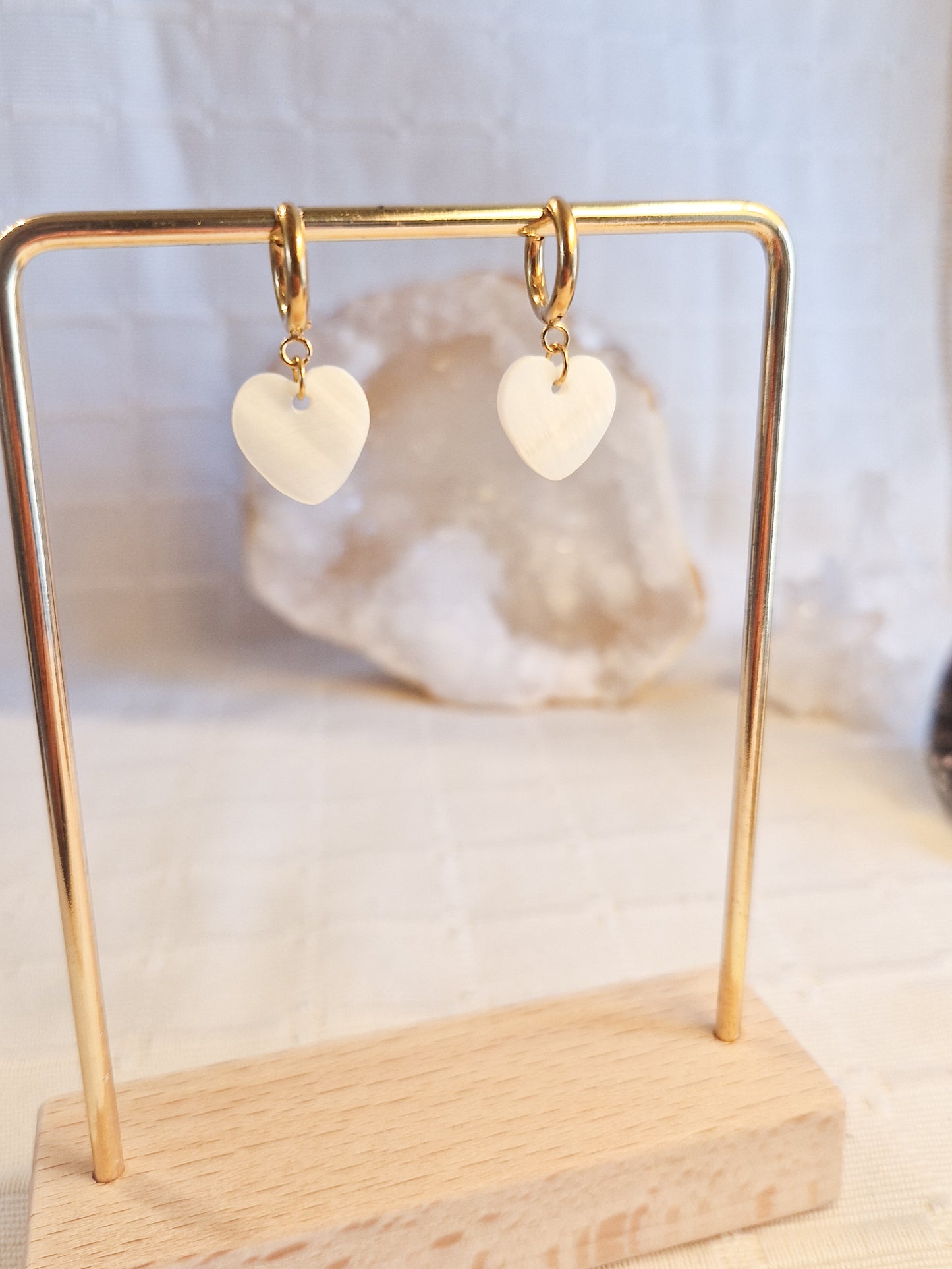 Boucles d'oreilles Nacre