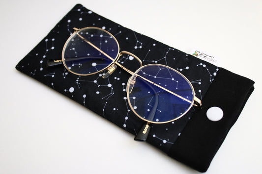 Étui à lunettes Tons noirs - Creations Colibri