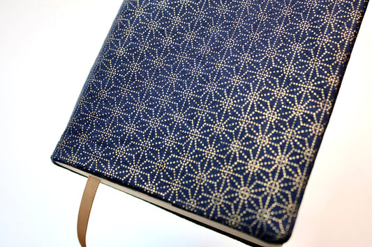 Couvre livre Doli Bleu Marine - Creations Colibri