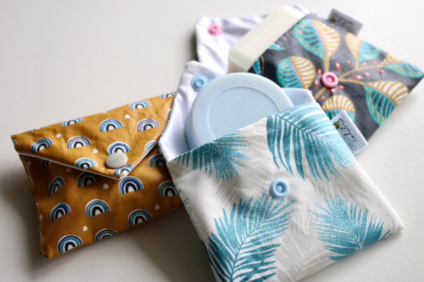 Pochette à savon solide - Creations Colibri