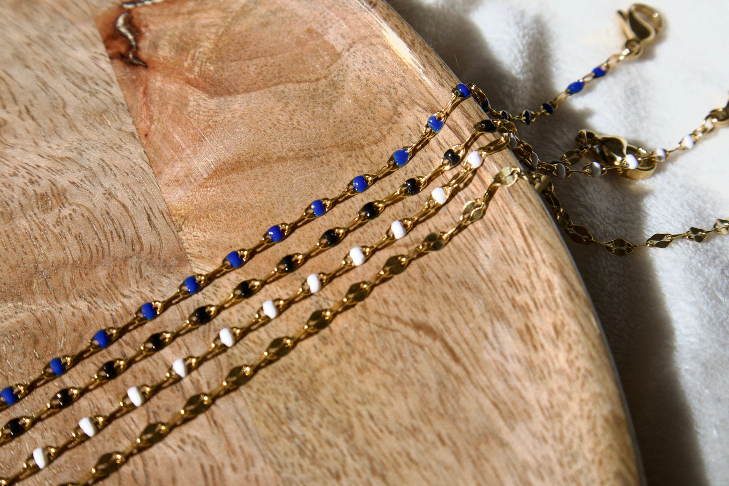 Collier Thelma - Blanc - Creations Colibri