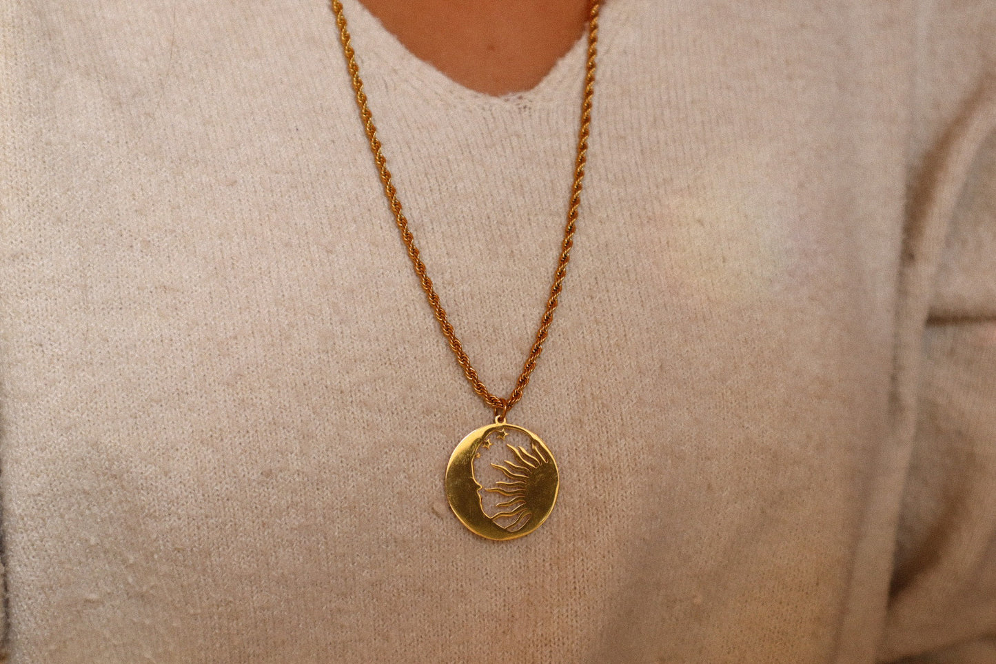Collier Witch - Le soleil et la lune