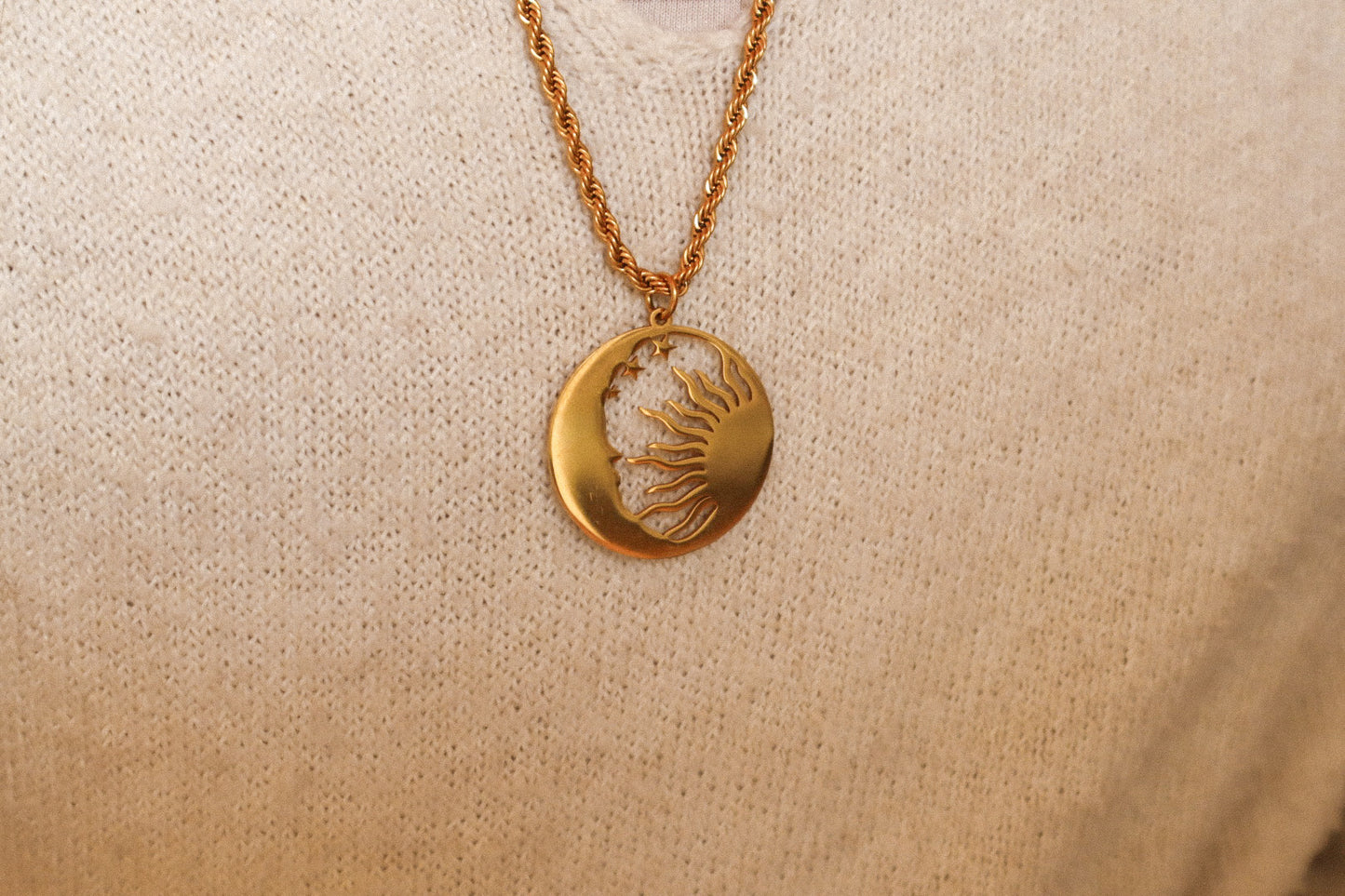 Collier Witch - Le soleil et la lune