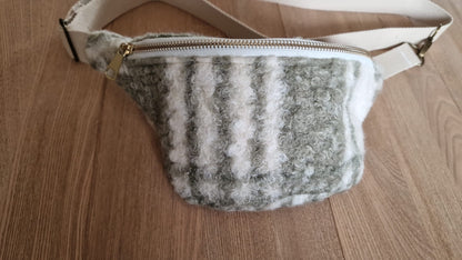 Édition limitée - Sac Banane Bouclette Tartan Taille Small