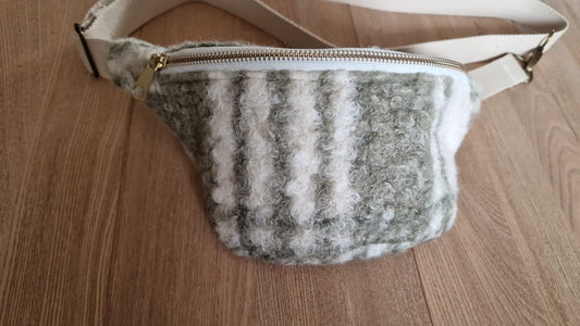 Édition limitée - Sac Banane Bouclette Tartan Taille Small