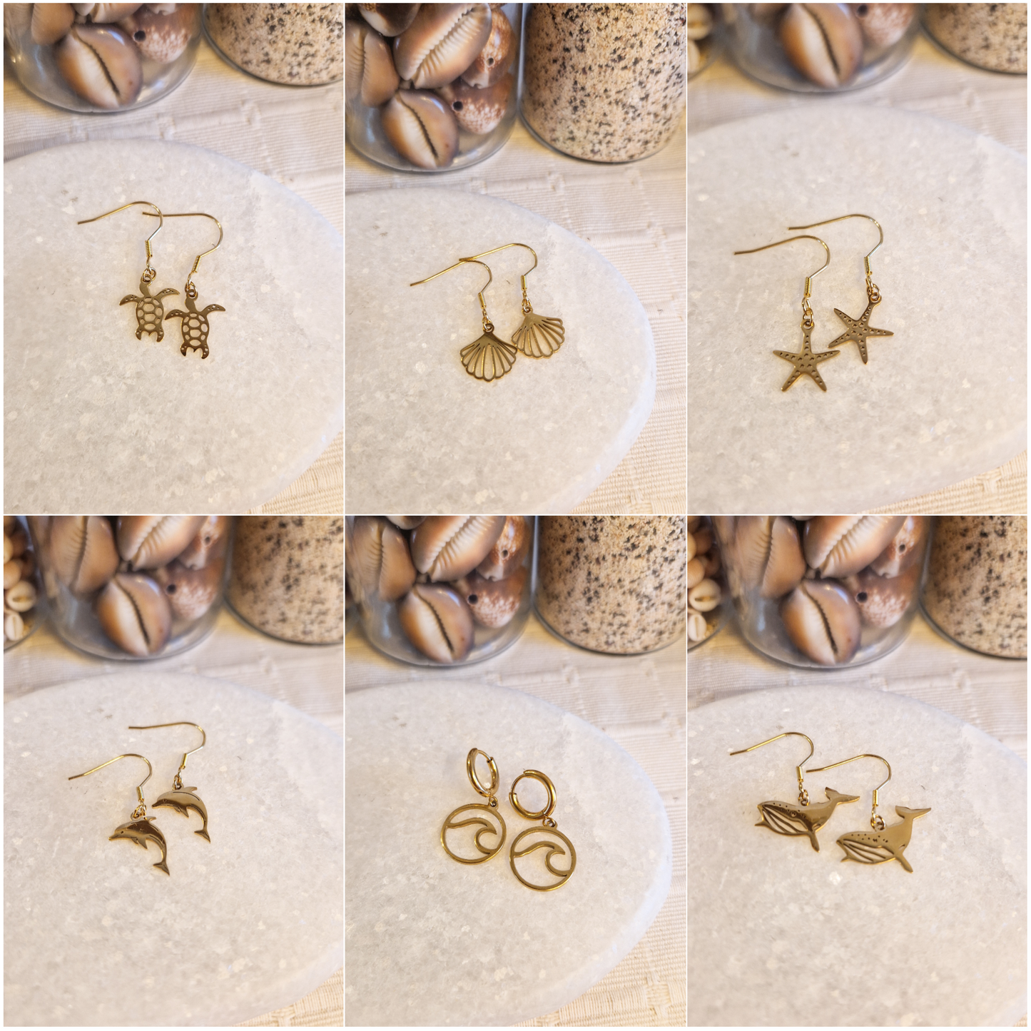 Boucles d'oreilles - Collection Ocean