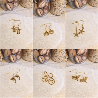 Boucles d’oreilles - Collection Océan
