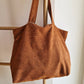 Sac en velours Caramel