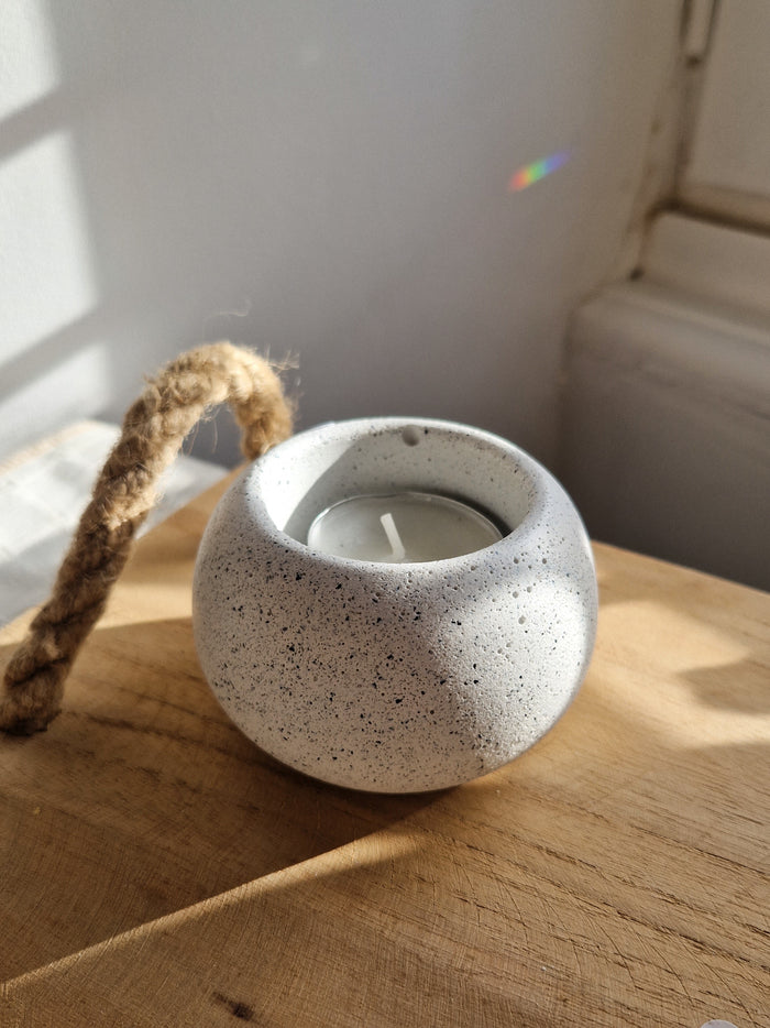 Bougeoir boule - Collection Granit