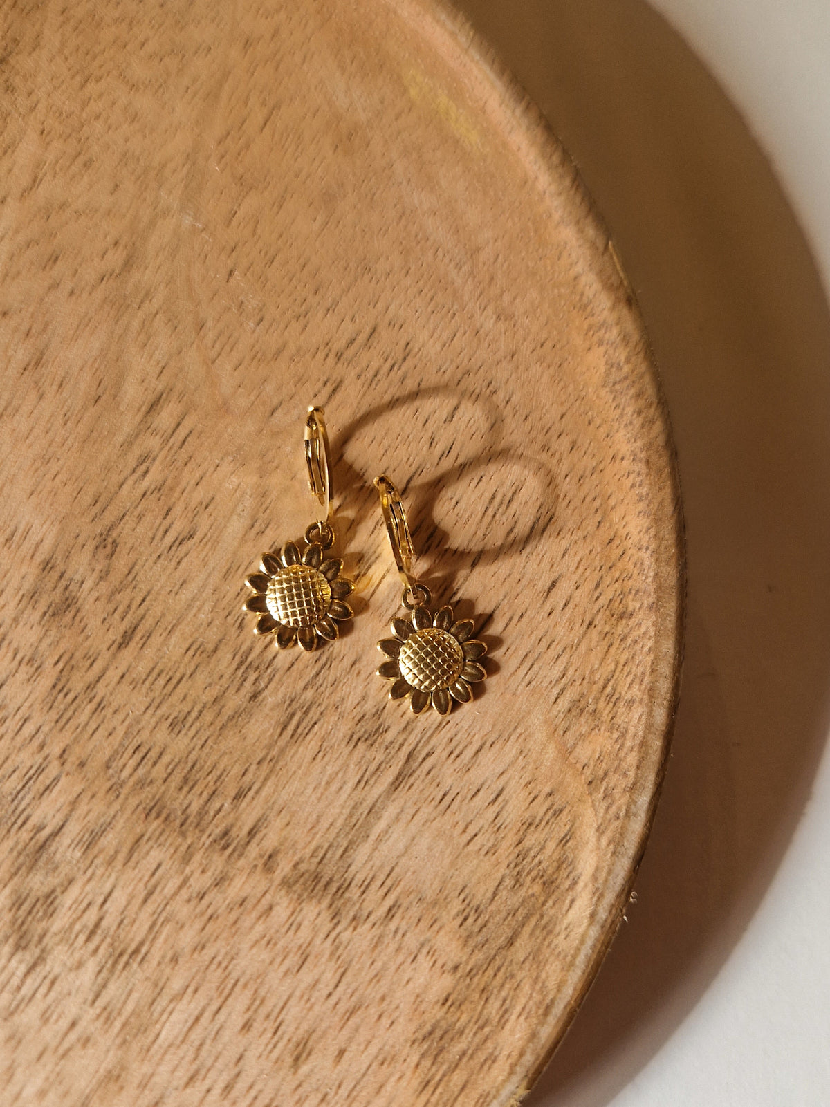 Boucles d'oreilles Tournesol