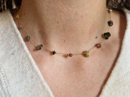 Ras de cou Olympe Tourmaline