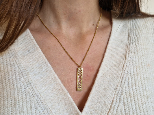 Collier Les Phases de la lune