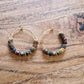 Boucles d'oreilles Colima Jaspe Picasso