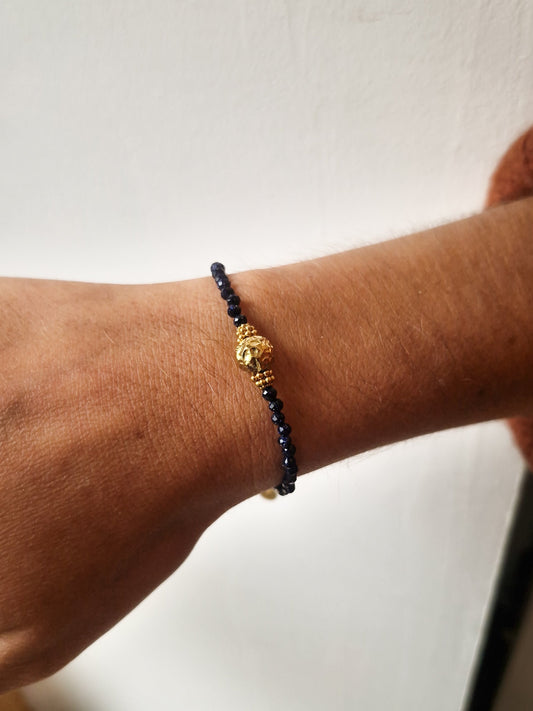 Bracelet Haapiti - Blue Goldstone