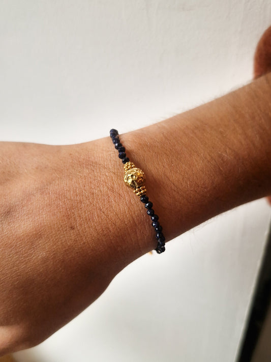 Bracelet Haapiti - Blue Goldstone