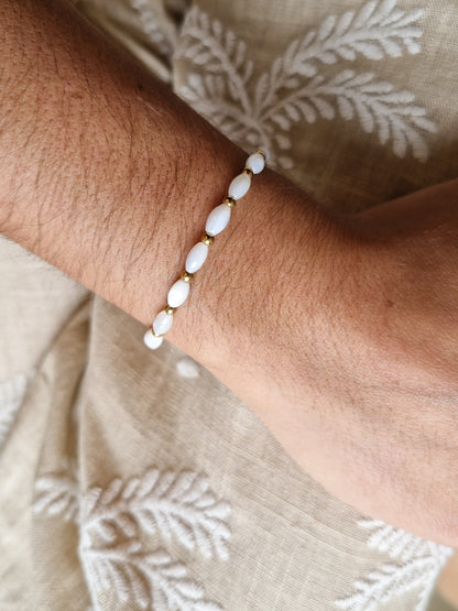 Bracelet Nacre - Grain de Riz
