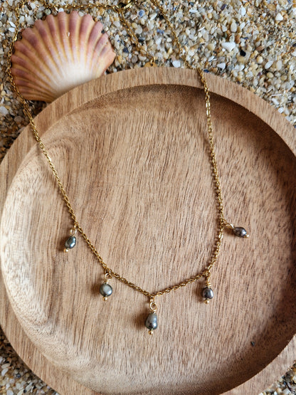 Ras de cou Tuamotu - Perles de Tahiti - Modèle unique