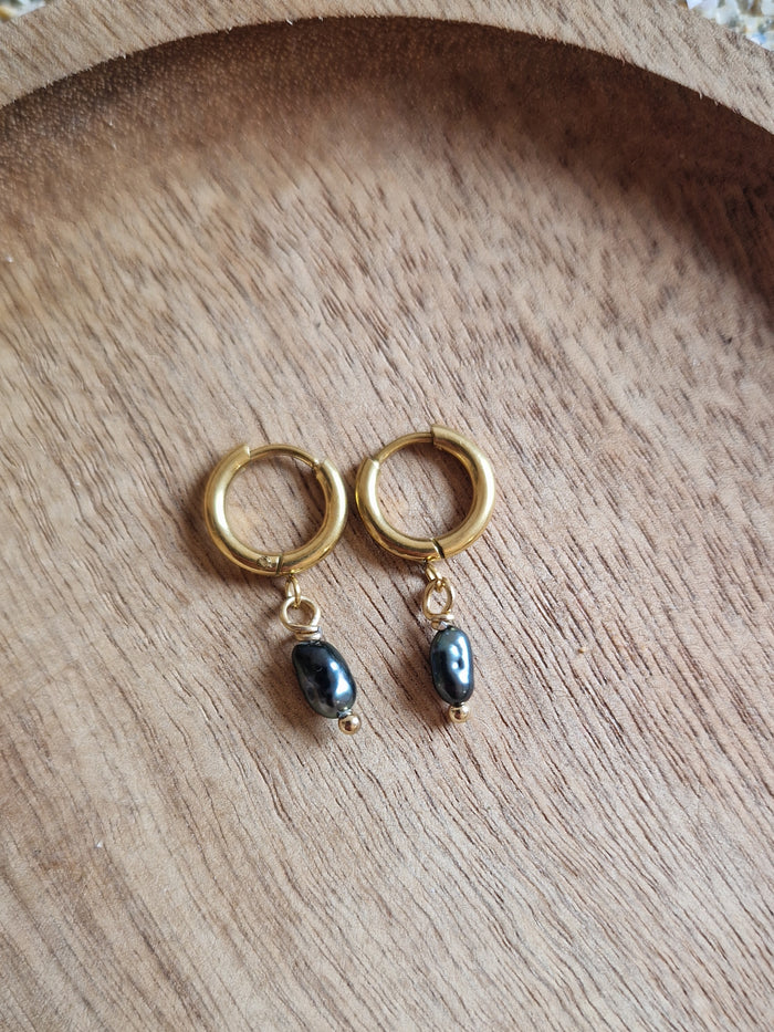 Boucles d'oreilles Tuamotu - Modèle unique