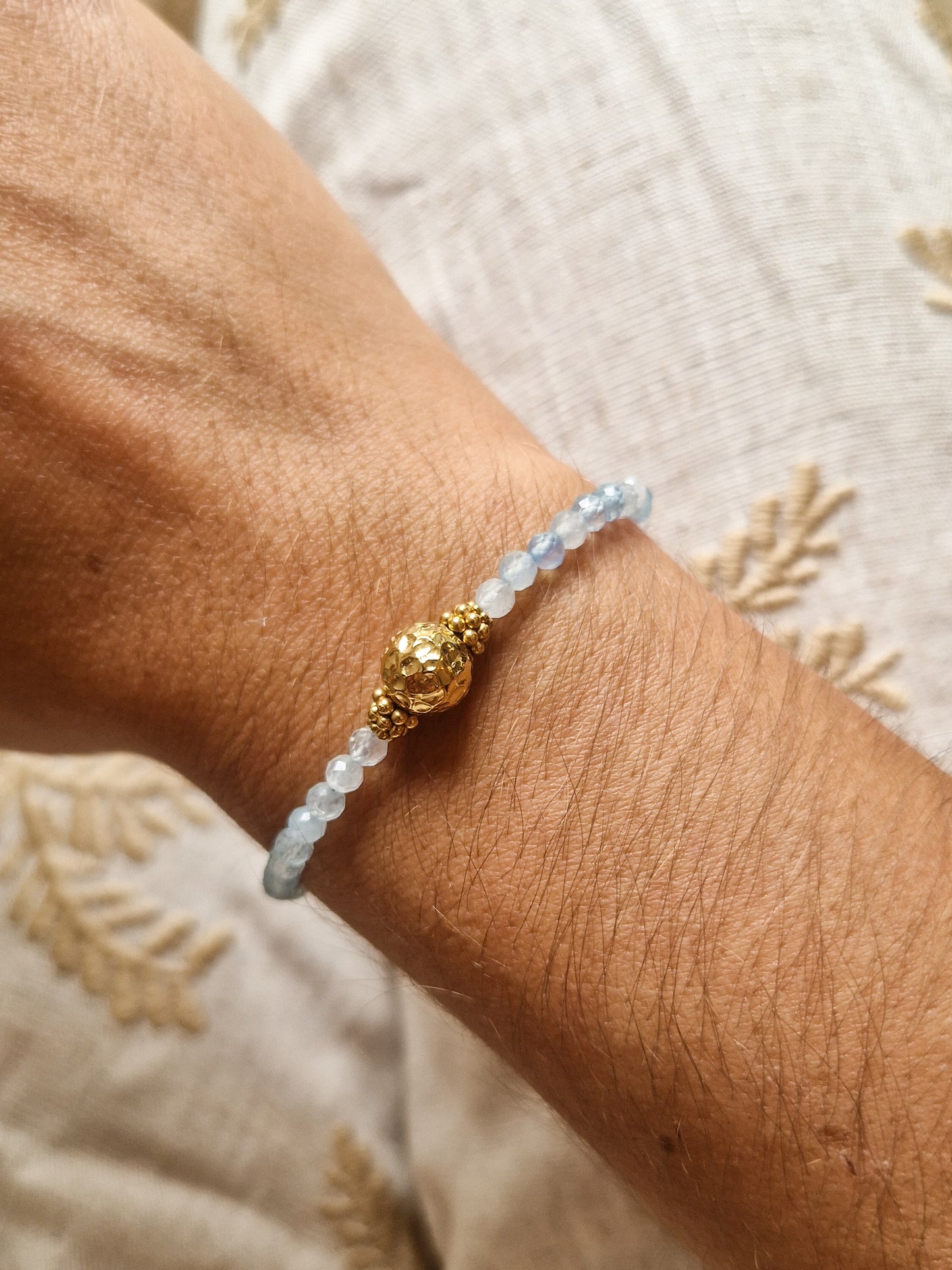 Bracelet Haapiti - Aigue Marine