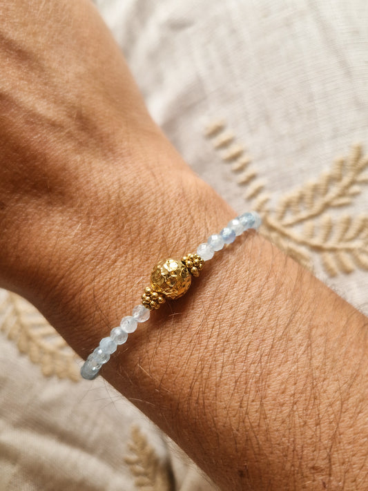 Bracelet Haapiti - Aigue Marine